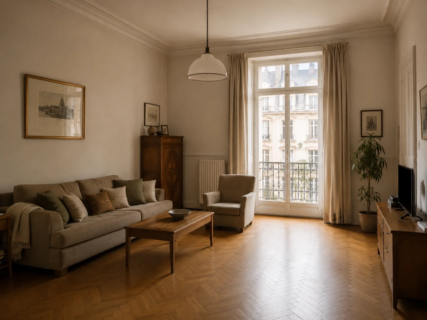 Warm modernisierter Altbau mit erhaltener Architektur